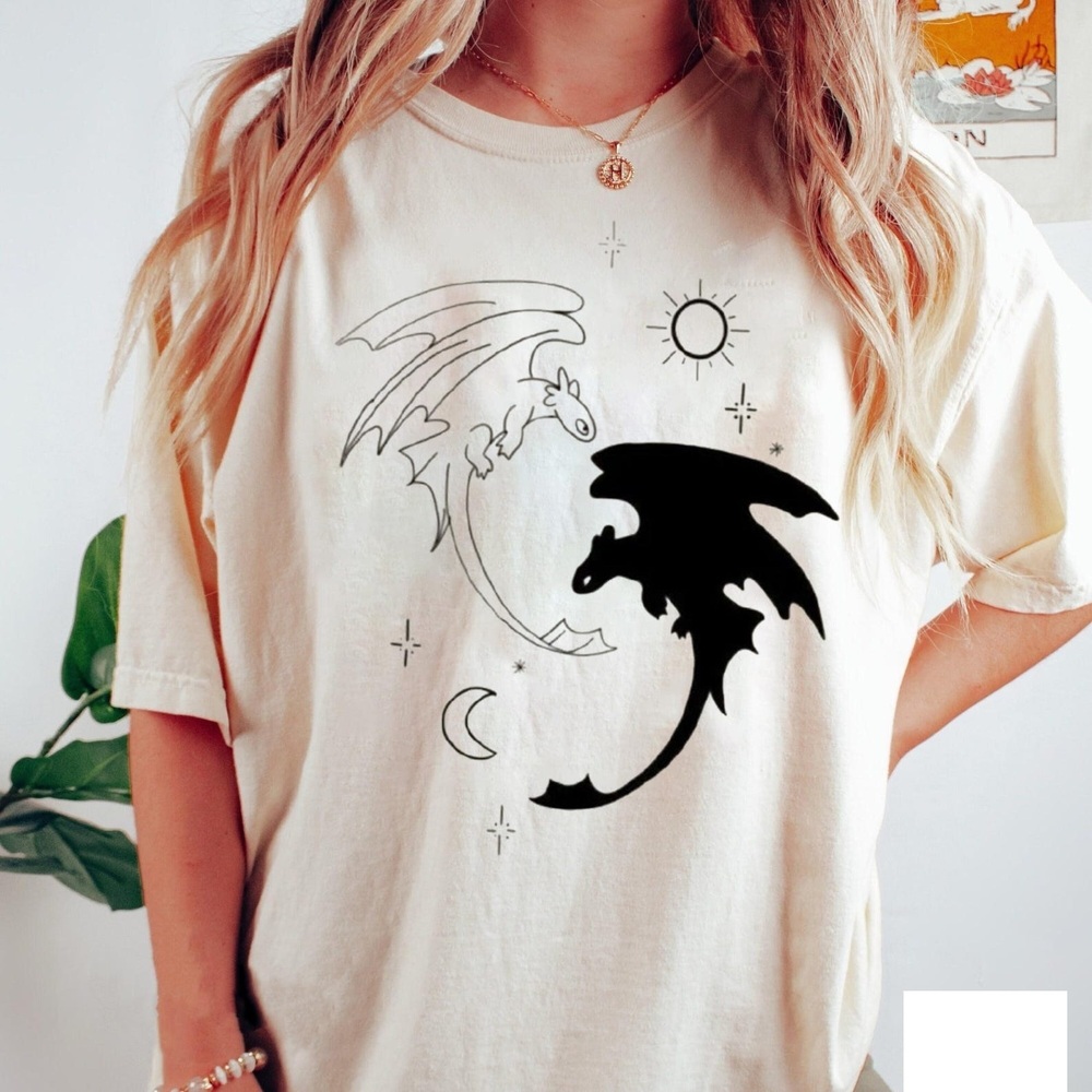 Toothless Dragon Shirt, Toothless And Light Fury Shirt, How To Train Shirt